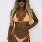 Tropics Bikini Top - Tangerine